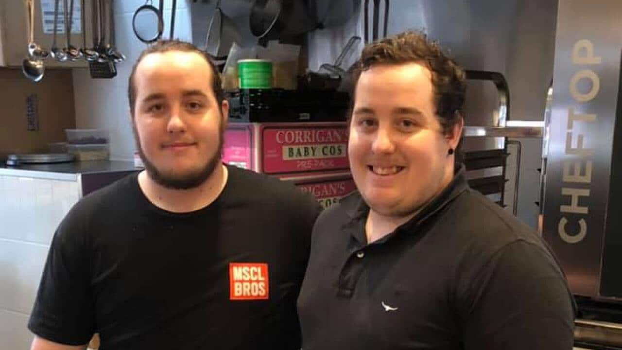 Luke and Sam Bourke