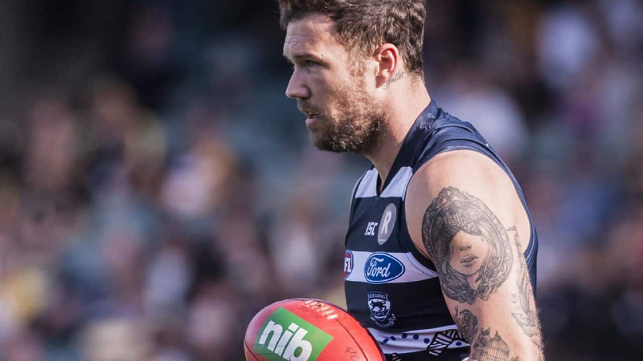 Mitch Clark of the Geelong Cats