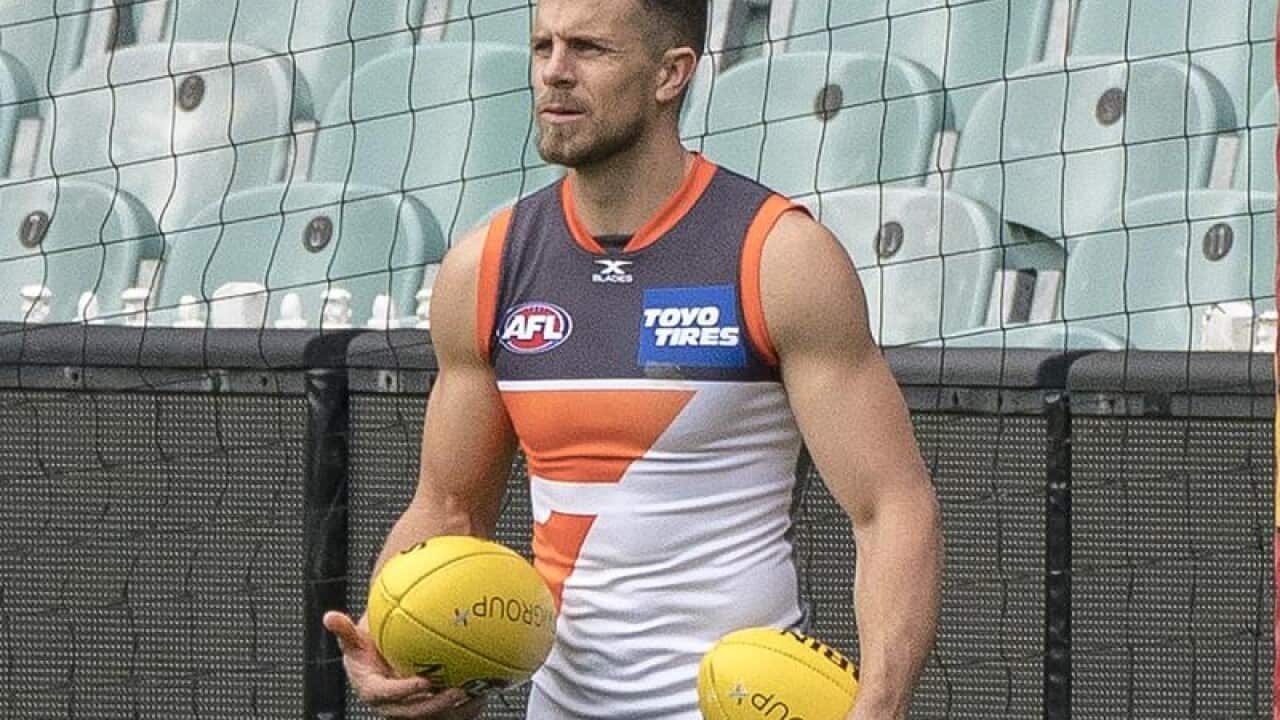 GWS Giants player Brett Deledio.