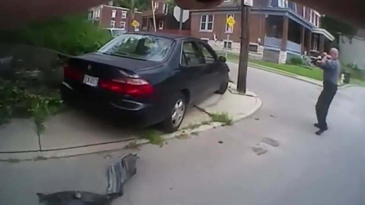 Bodycam footage moments before unarmed black man, Samuel Dubose, 43, was shot in the head by white police officer Ray Tensing. (YOUTUBE)