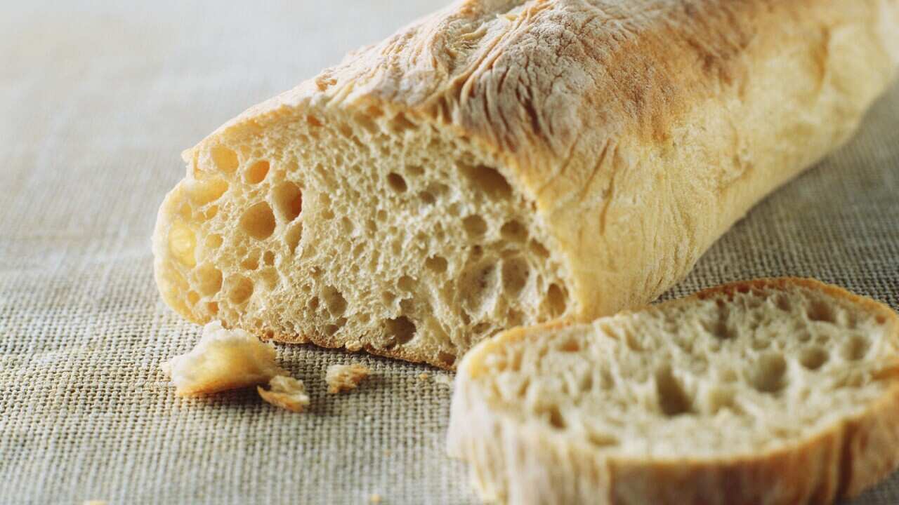 Ciabatta bread from Italy