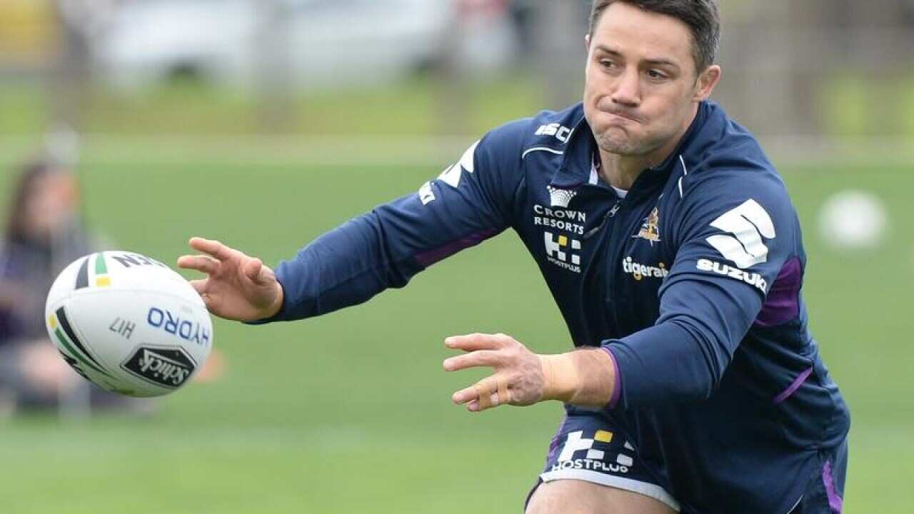 Cooper Cronk of the Melbourne Storm