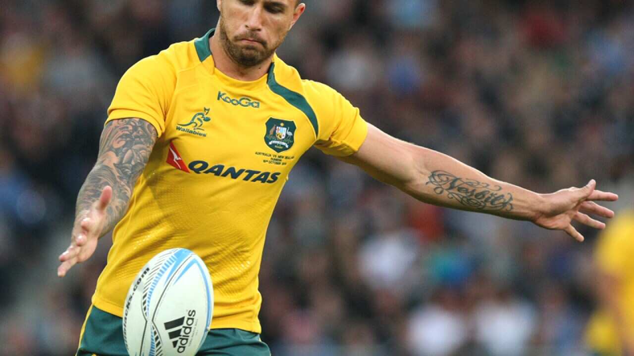 Wallabies player Quade Cooper