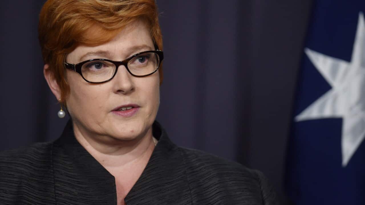 Australian Defence Minister Marise Payne.
