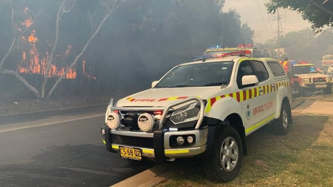 Firefighters have managed to contain flames which broke out at South Turramurra on Sydney's upper north shore.