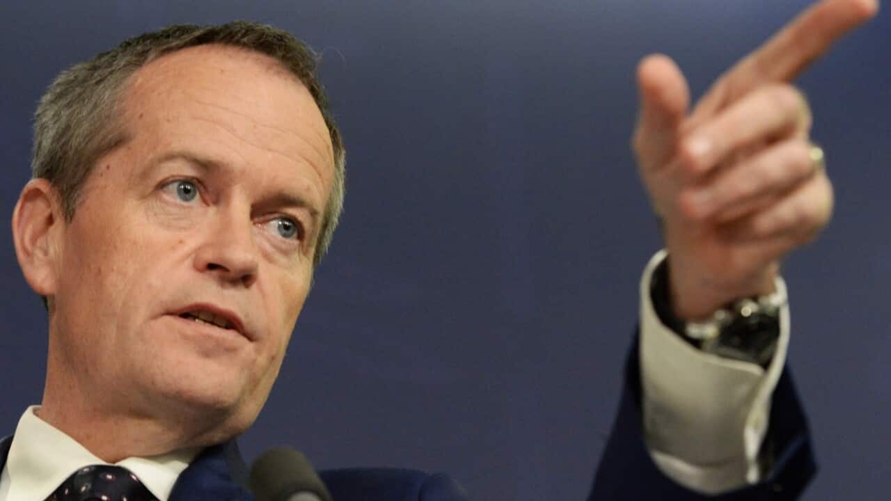 Leader of the Opposition Bill Shorten at a press conference as part of the 2016 election campaign in Sydney, Friday, June 10, 2016.