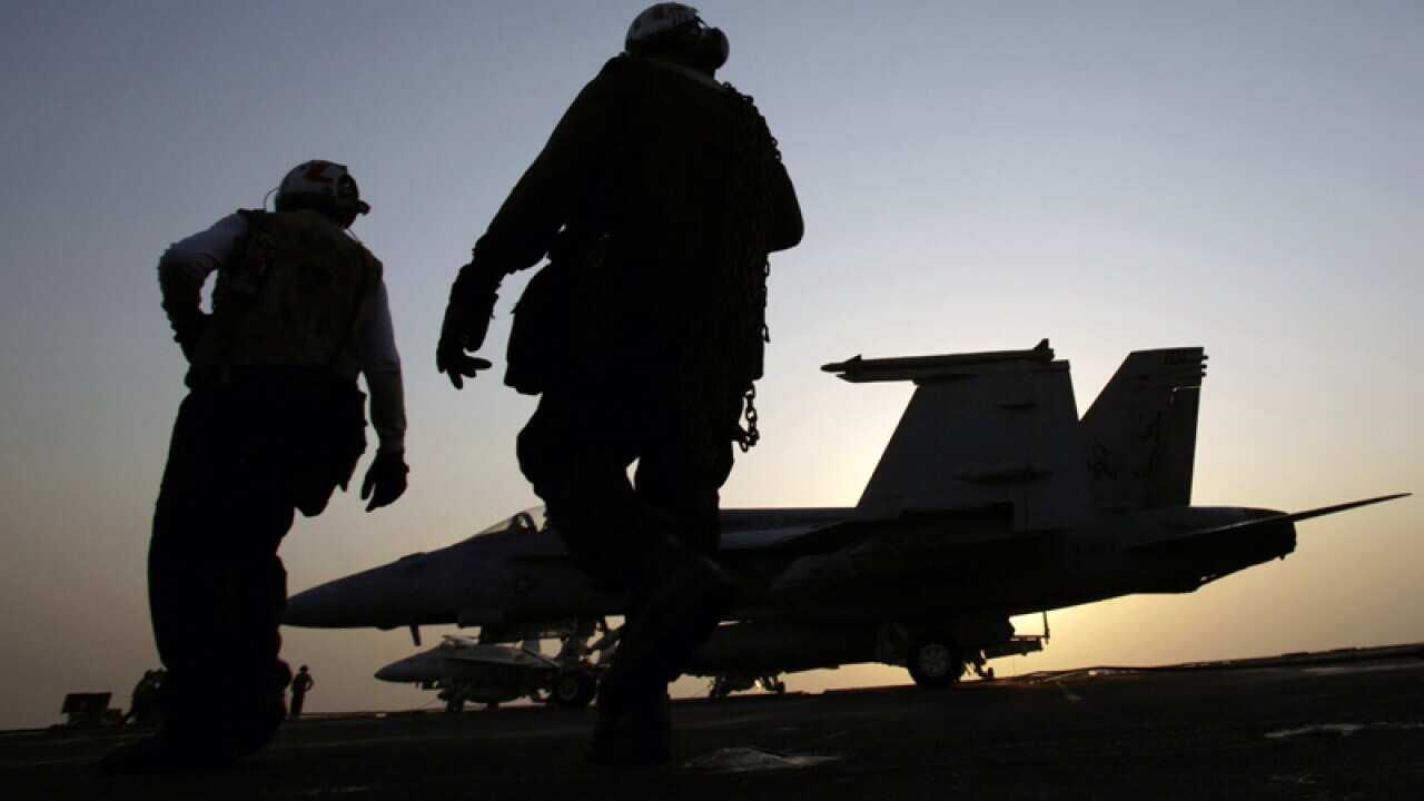 US aircrafts for missions targeting the Islamic State group