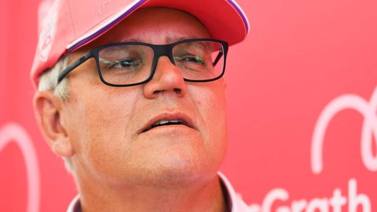 Prime Minister Scott Morrison at a luncheon for Jane McGrath Day