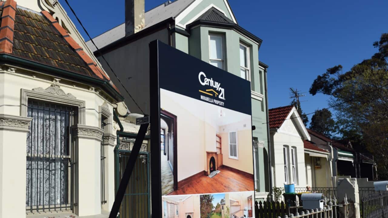 A row of residential properties in Sydney