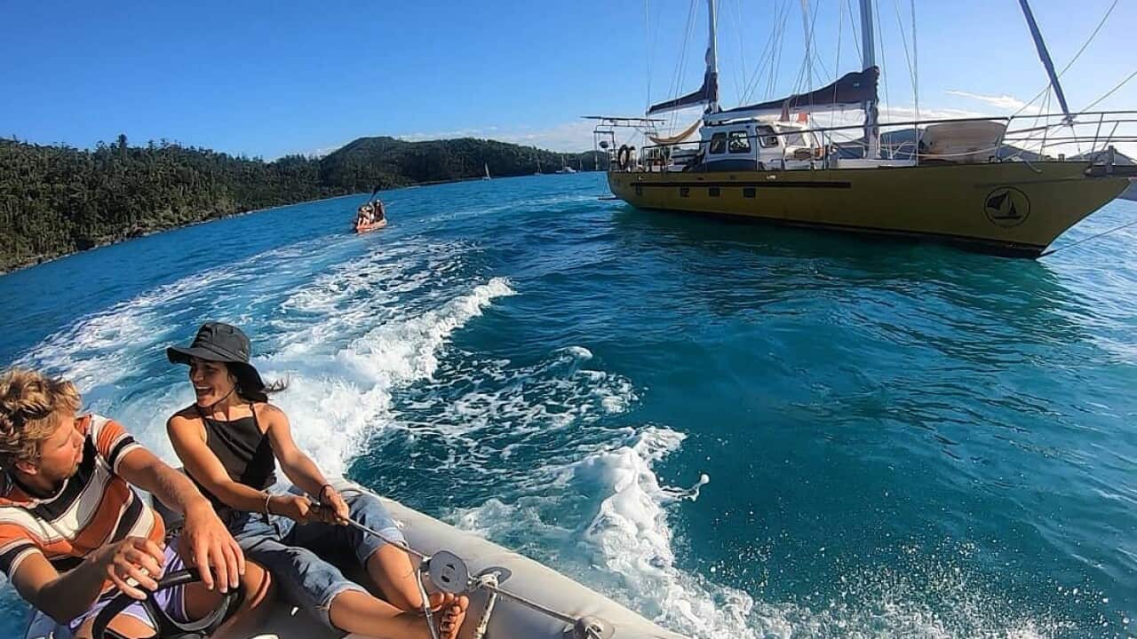scheepsjongens having fun