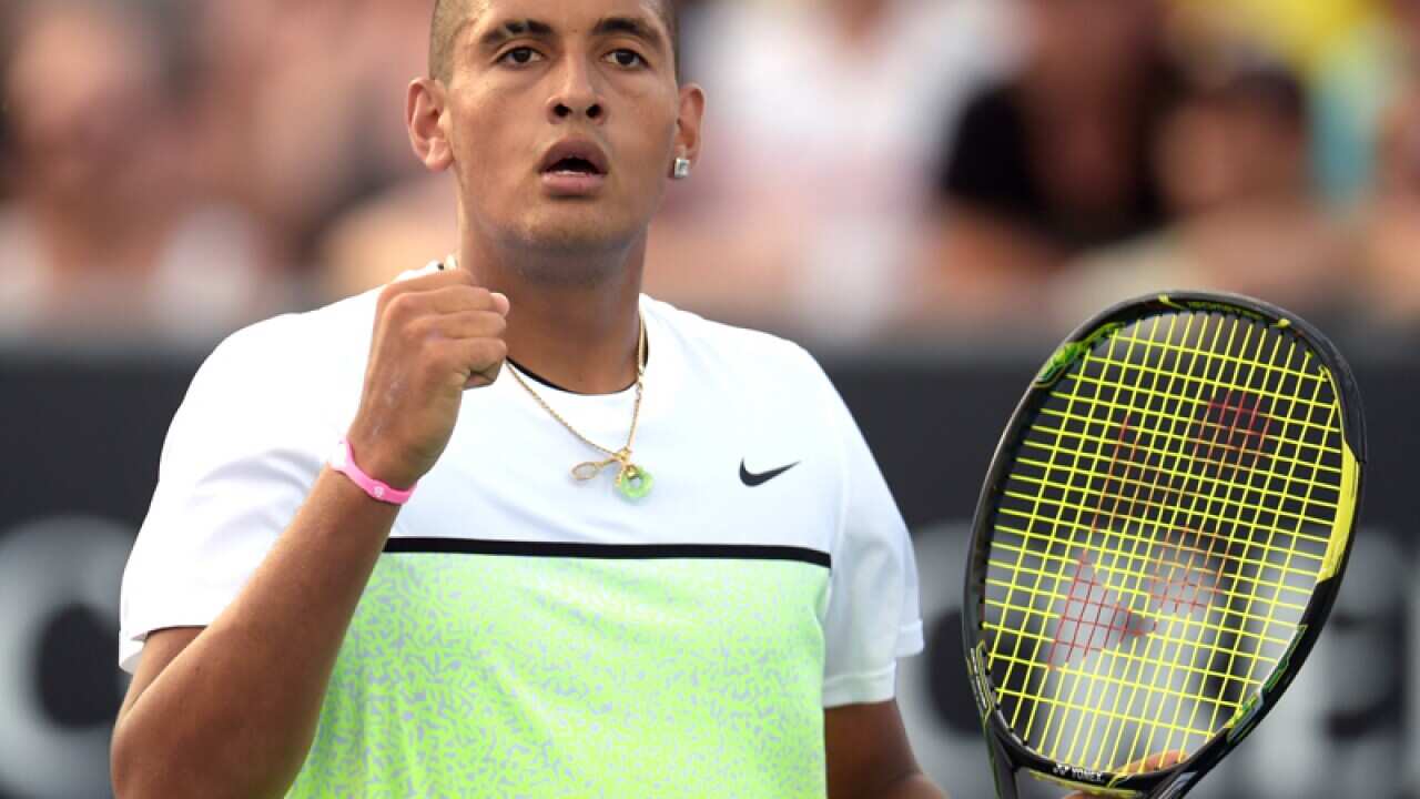 Nick Kyrgios of Australia