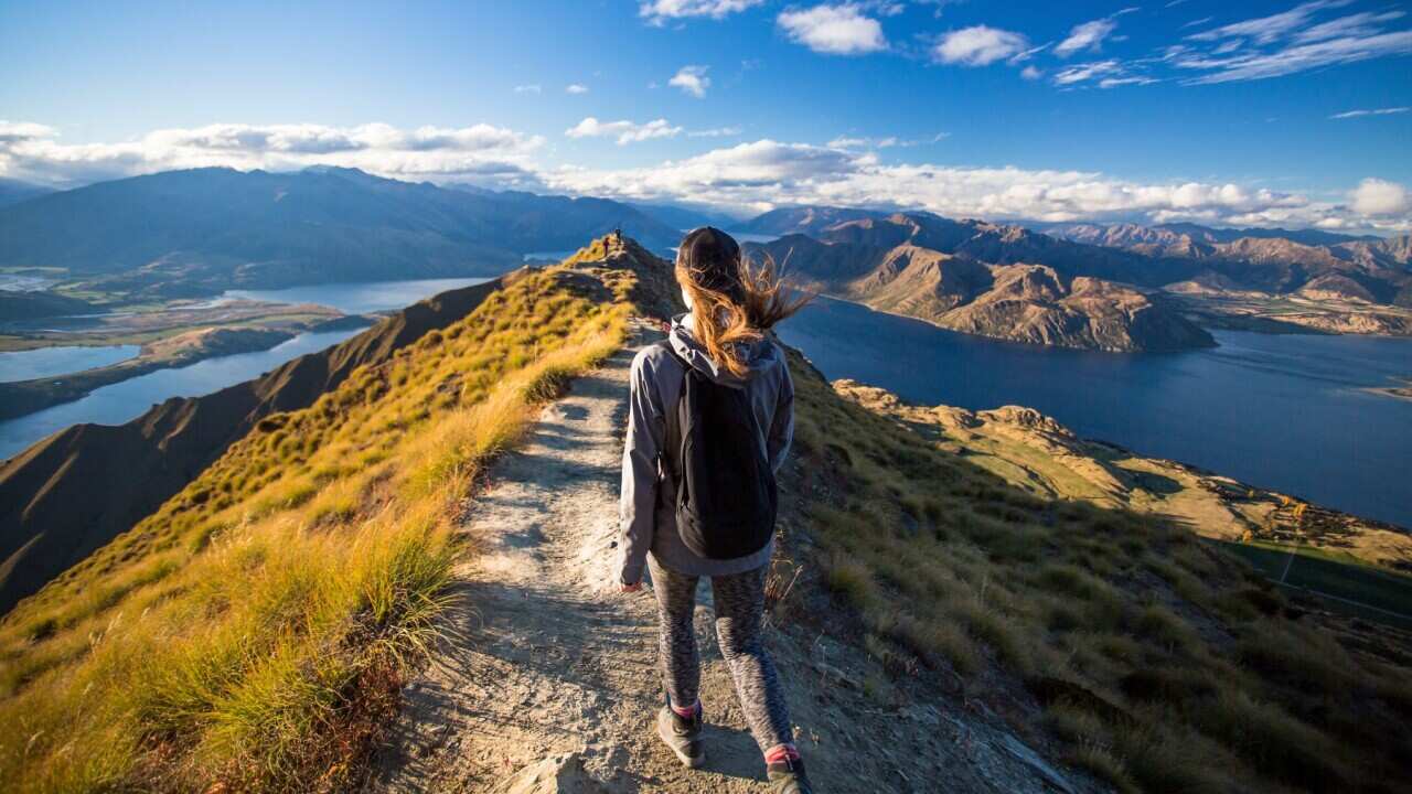 Wanderung zum Roy's Peak in Wanaka in Neuseeland