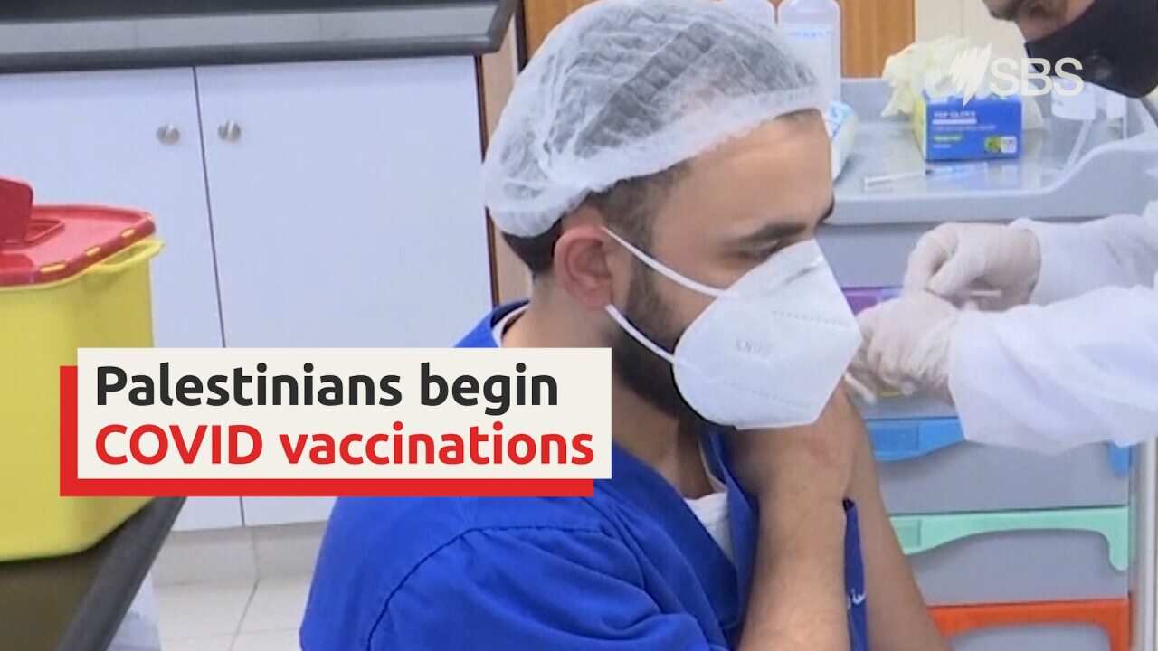 Palestinians begin COVID-19 vaccinations after Israel shares supply