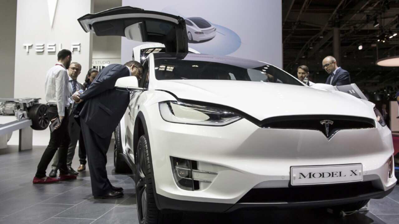 A Tesla Model X