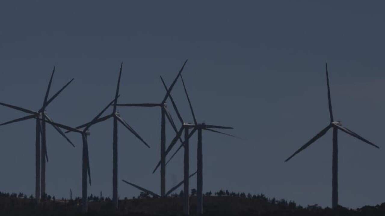A wind farm near Canberra