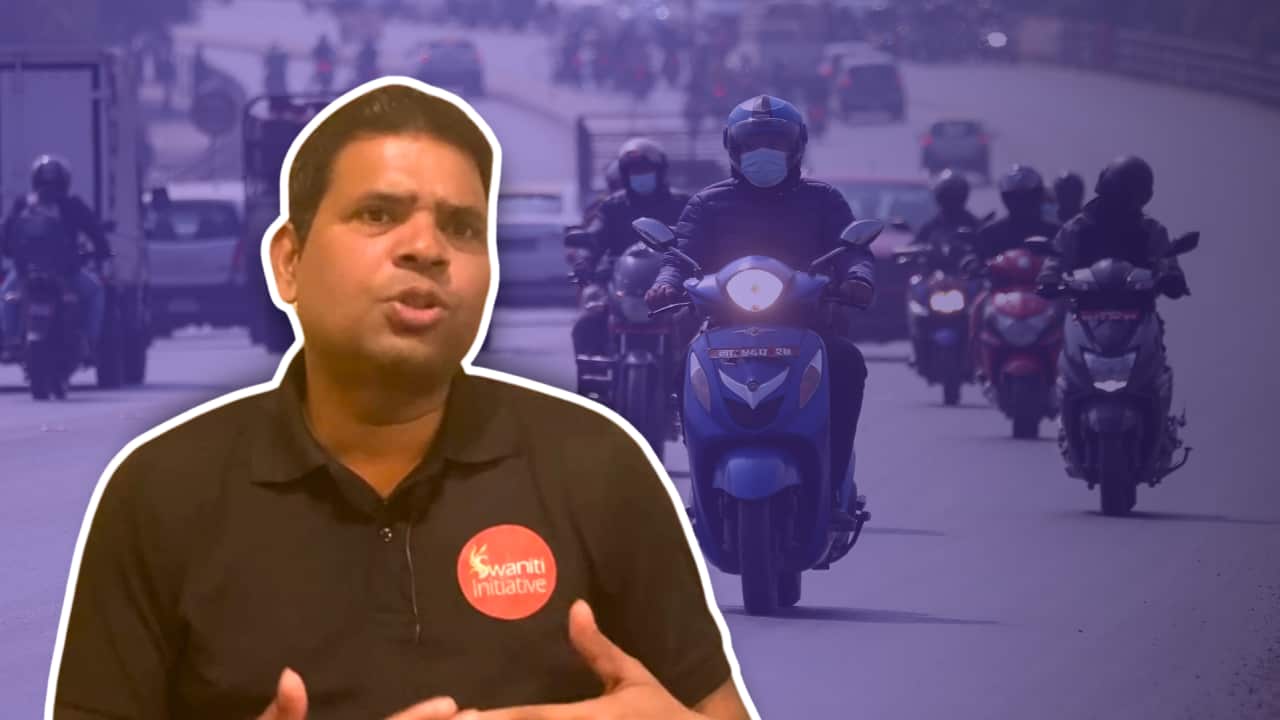 (L) Air quality expert Bhupendra Das shares his insights on Kathmandu's latest air pollution status.
