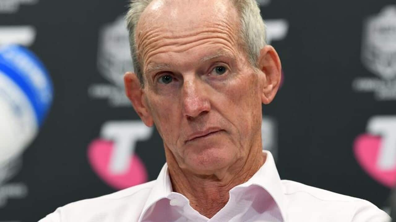 Broncos coach Wayne Bennett.