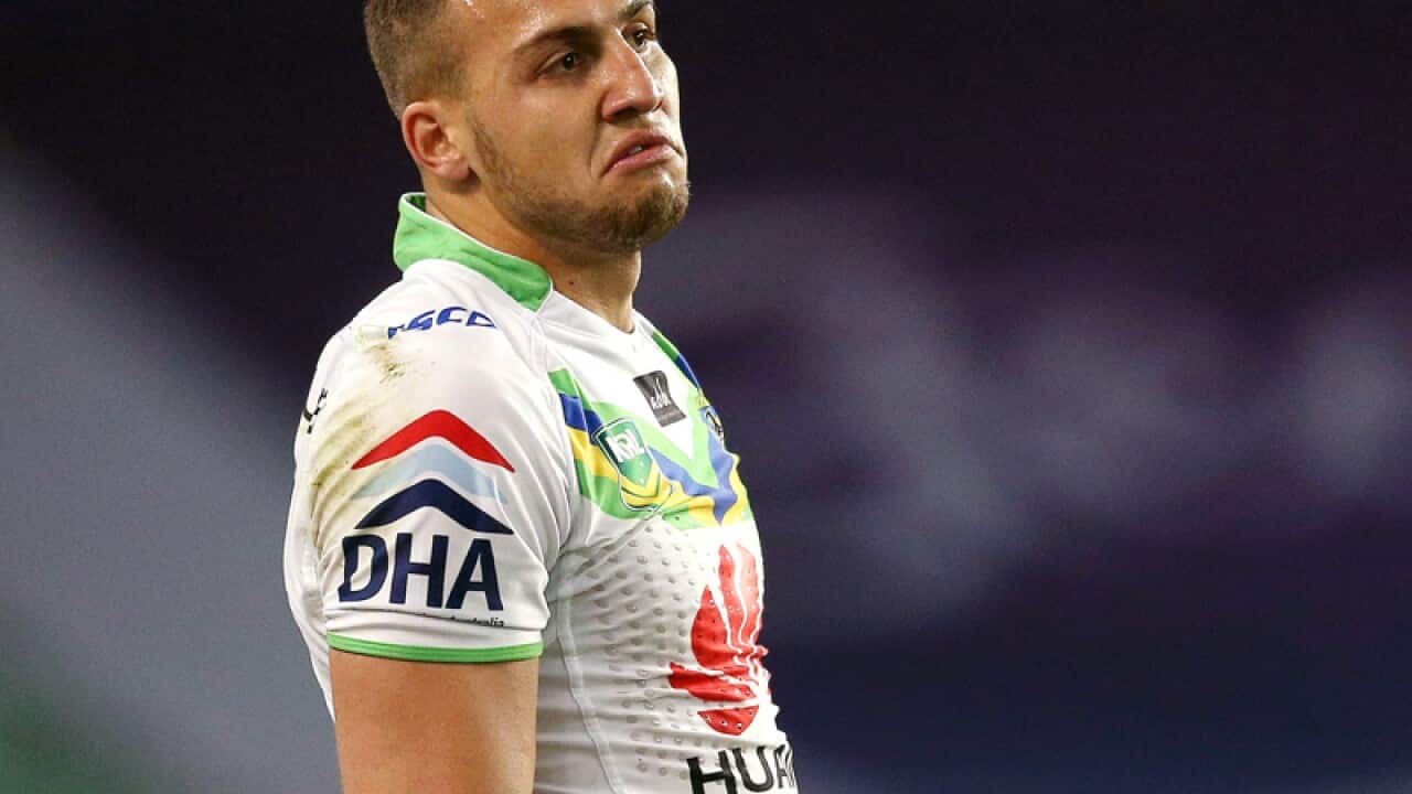 Canberra NRL player Blake Ferguson