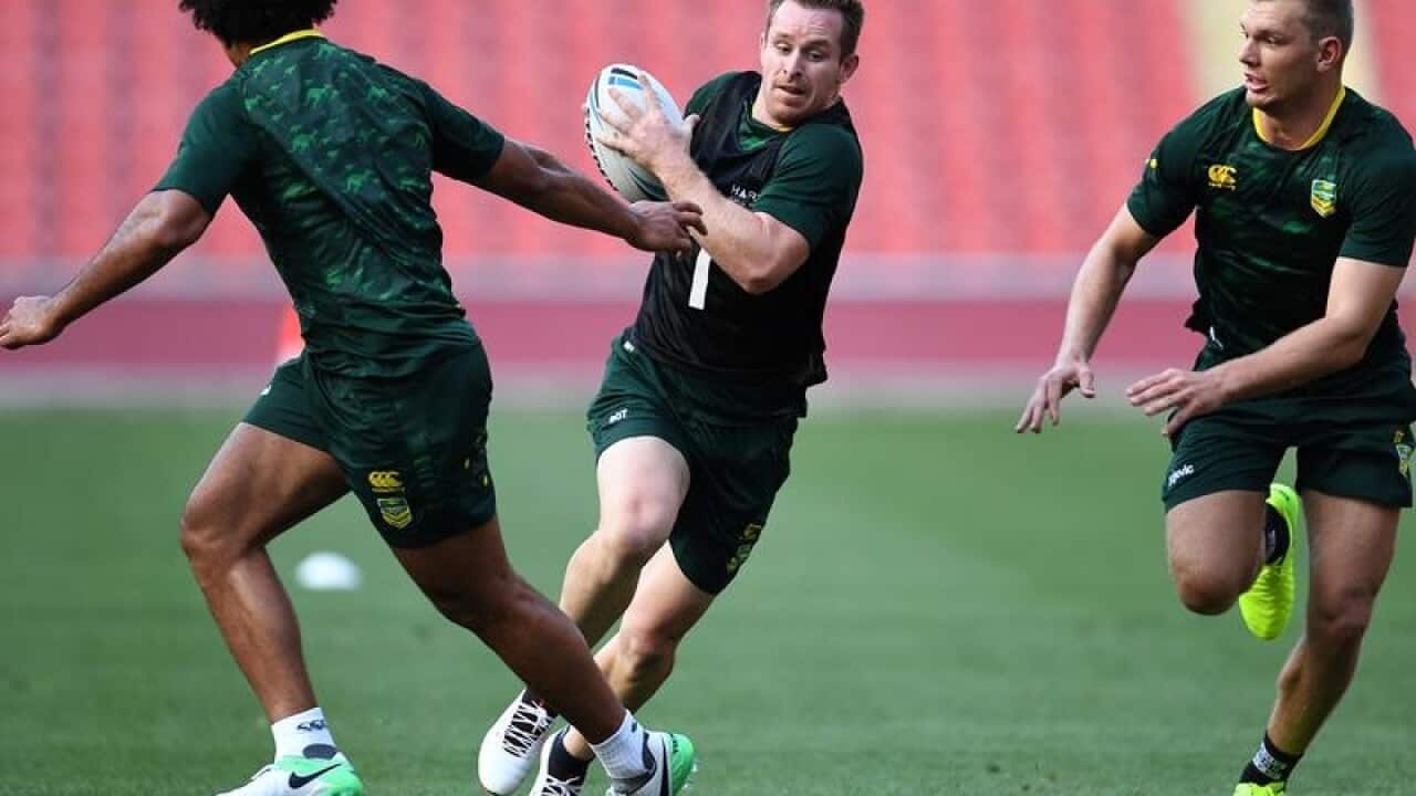 Kangaroos half Michael Morgan