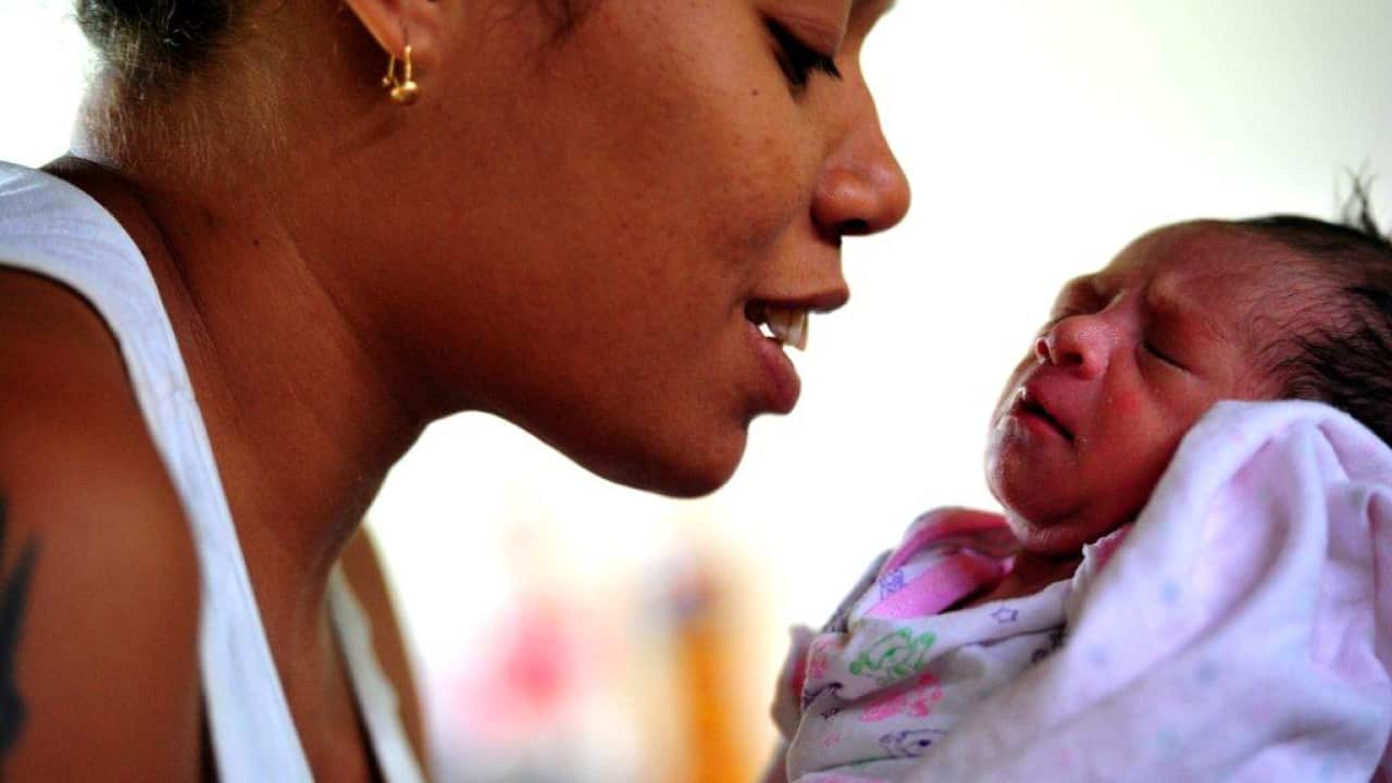 A new mother in Papua New Guinea (supplied)