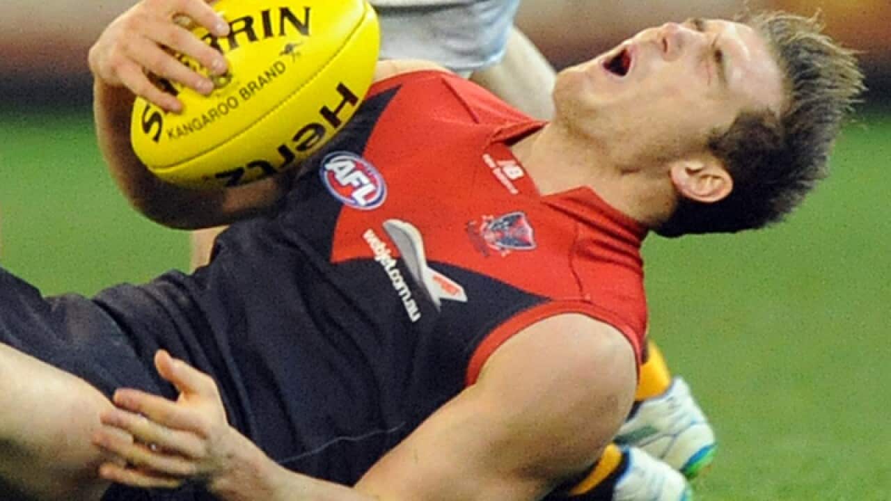 File photo of Luke Tapscott reacting