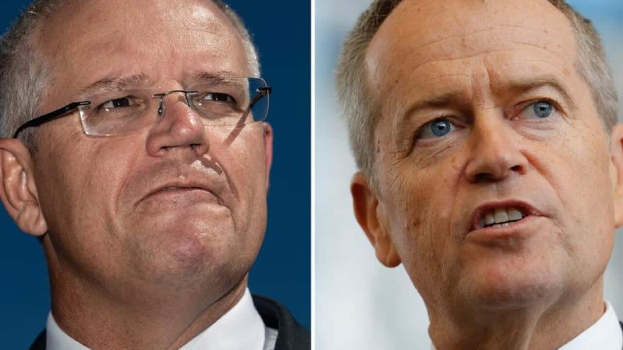 Prime Minister Scott Morrison and Opposition Leader Bill Shorten.