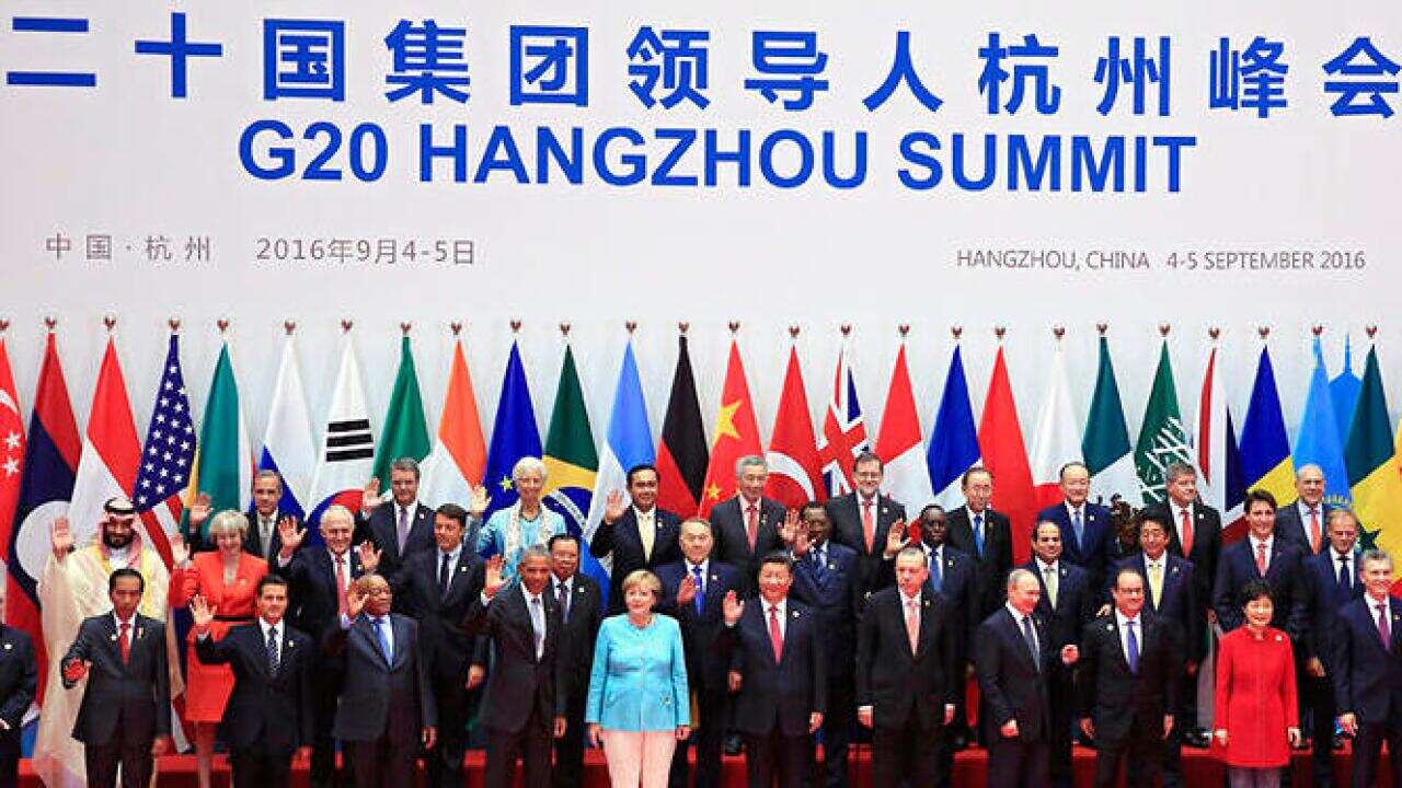 G20 leaders at the Summit