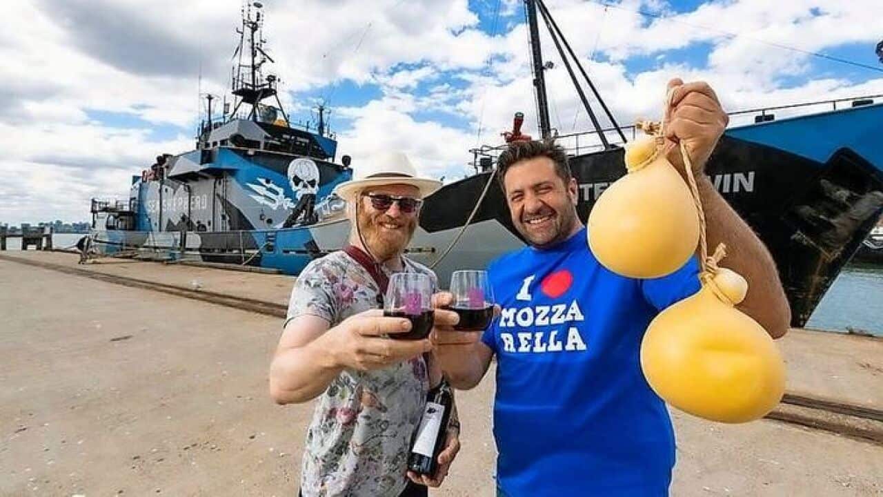 Sotir Stojcevski e Giorgio Linguanti, ambasciatori del Wine&Cheese Fest.