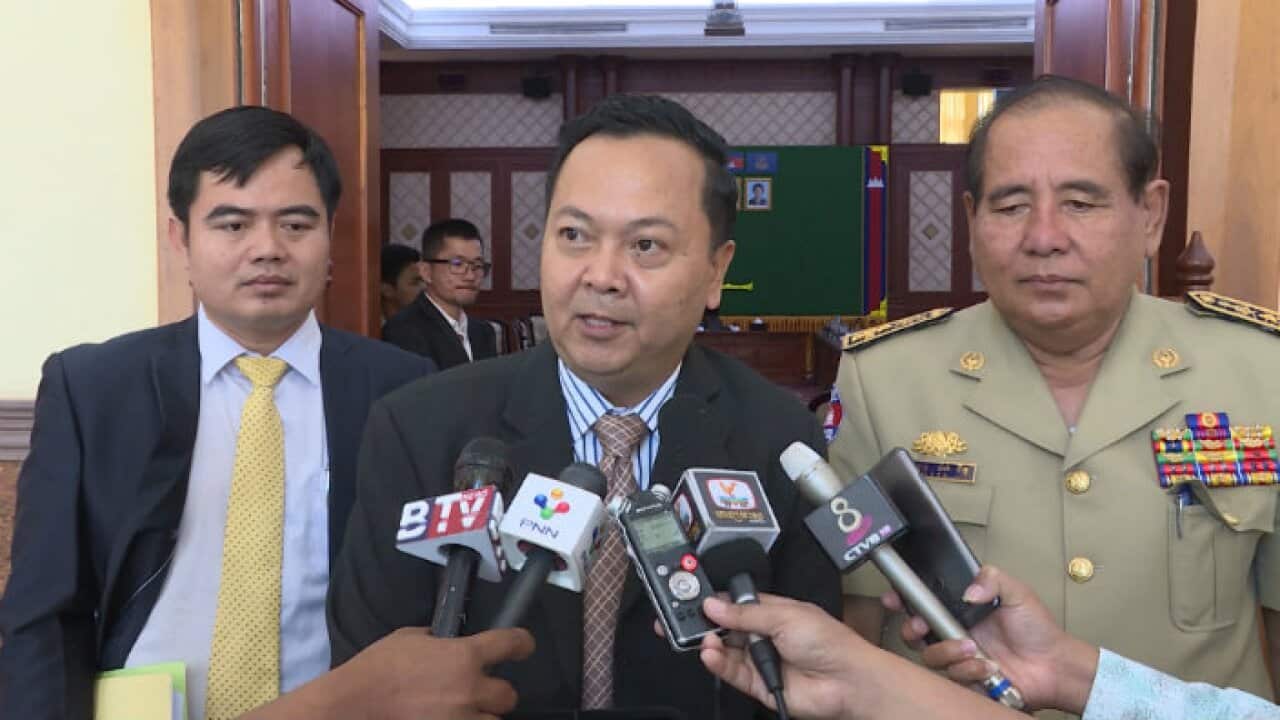 Meas Virith Secretary General of National Authority for Combating Drugs in Cambodia