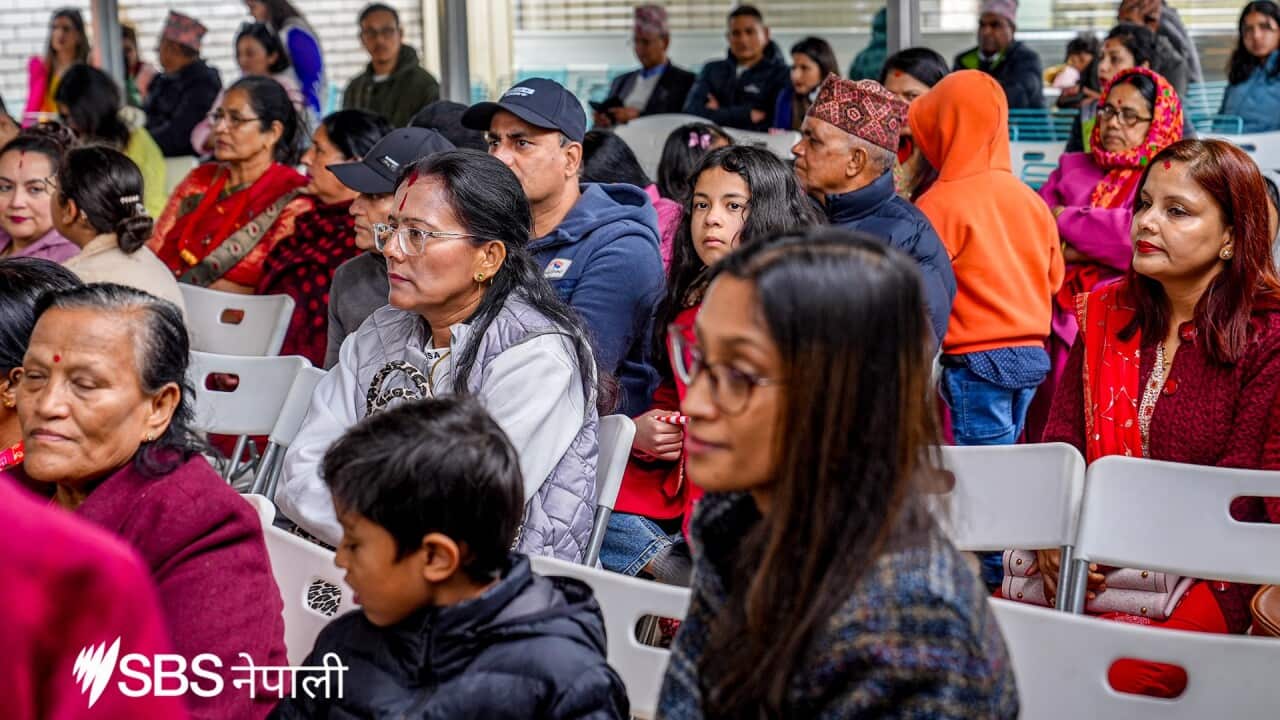 Audience at a Nepali community event at ANMC in Diggers Rest, Melbourne.