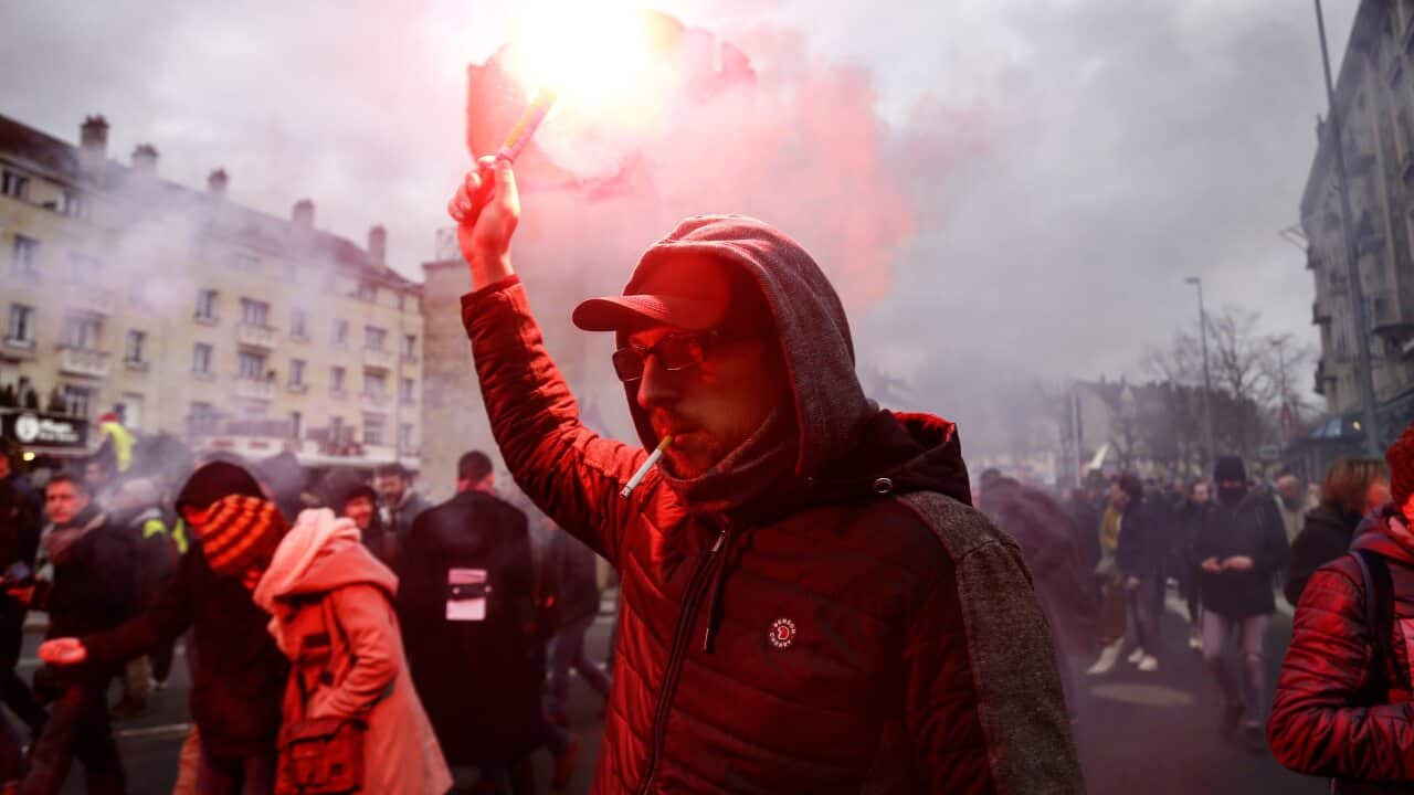 French authorities scrambled to make contingency plans ahead of the strike against pension overhauls.