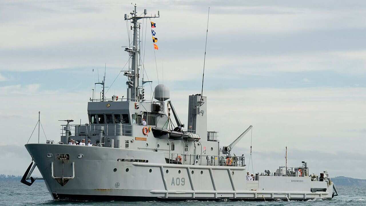The HMNZS Manawanui was bought by an Australian couple