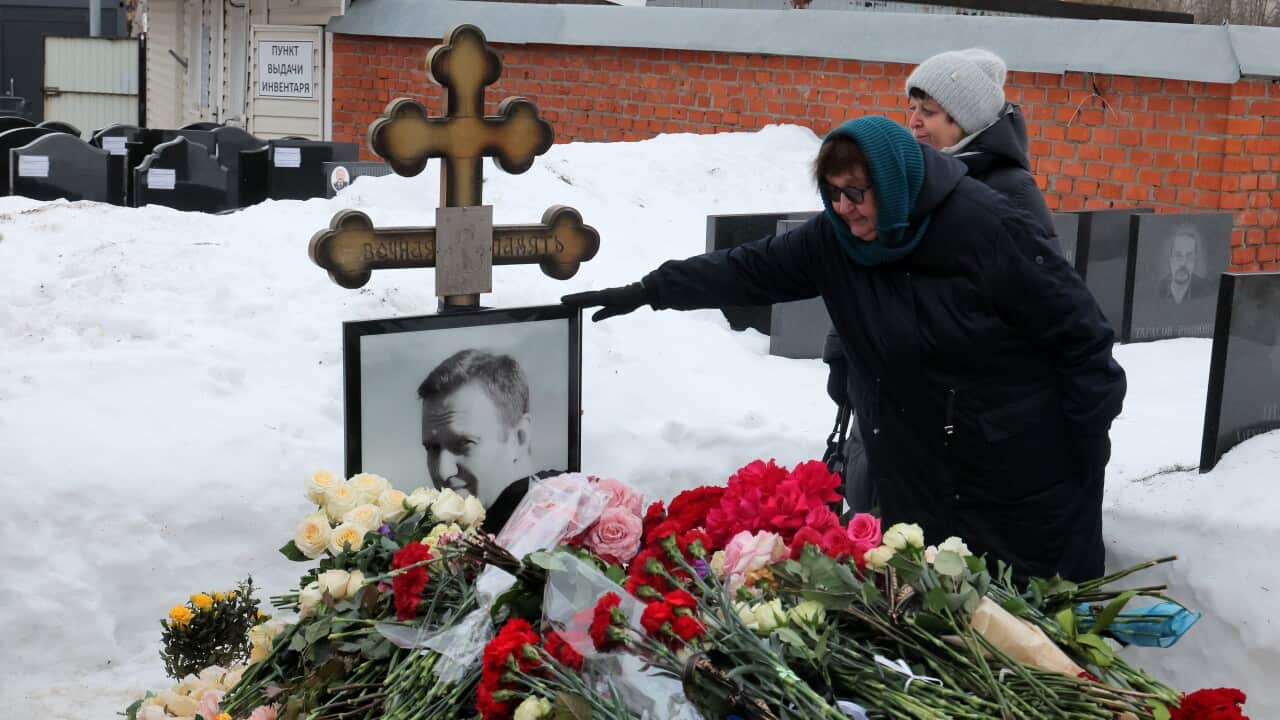 Russians mark two year since opposition leader Alexei Navalny's death