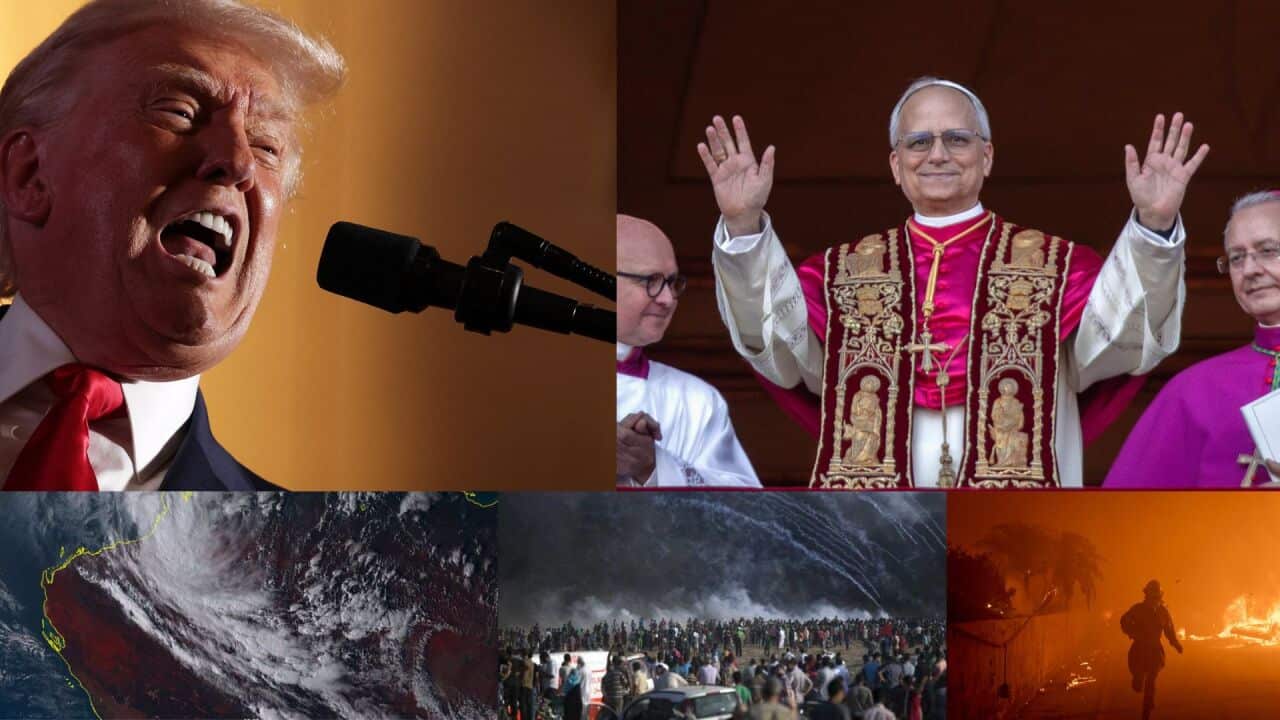  In everything in 2025 - US President Donald Trump, Pope 
