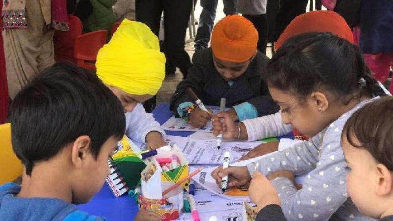 learning punjabi in kinder garten