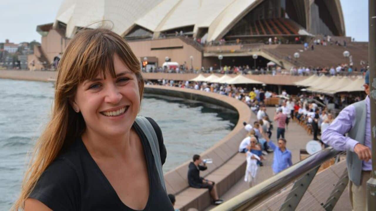 Meike Wijers in Sydney, before the start of the pandemic