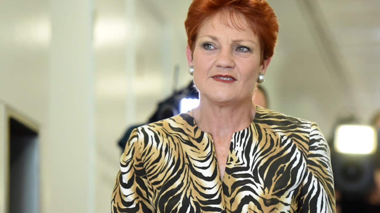 One Nation leader Senator Pauline Hanson
