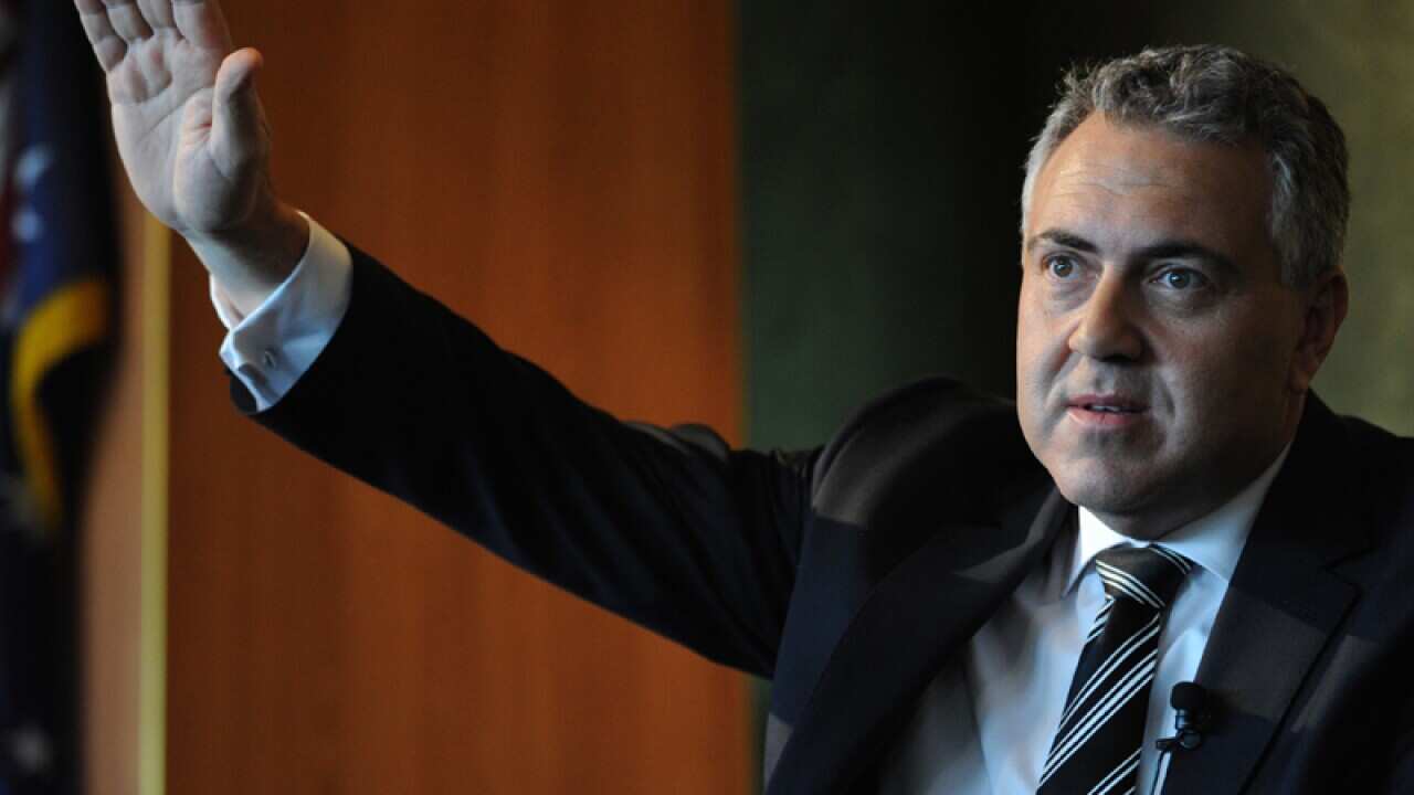 Federal Treasurer Joe Hockey addresses the social service sector