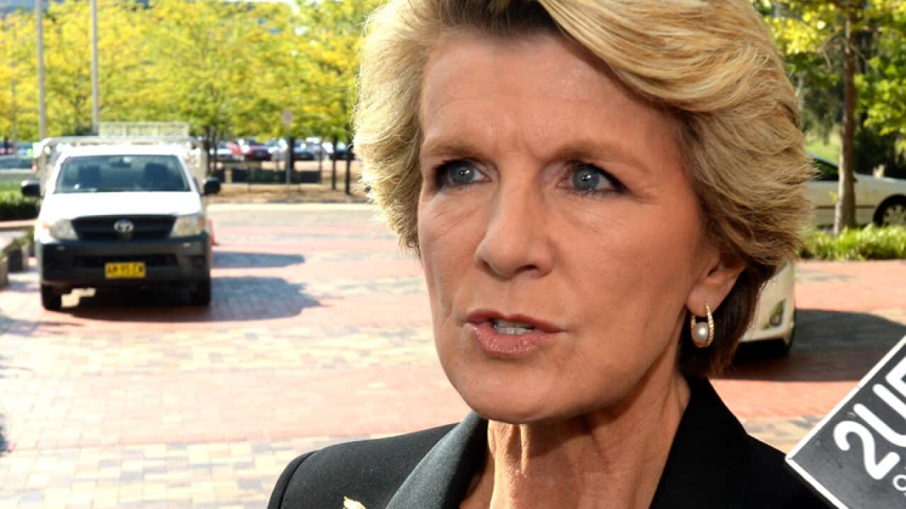 Foreign Minister Julie Bishop