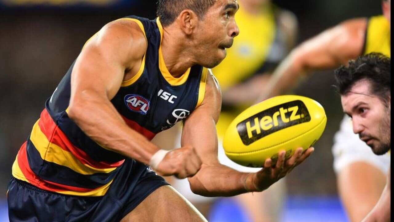 Eddie Betts of the Crows during a Round 2 AFL match.