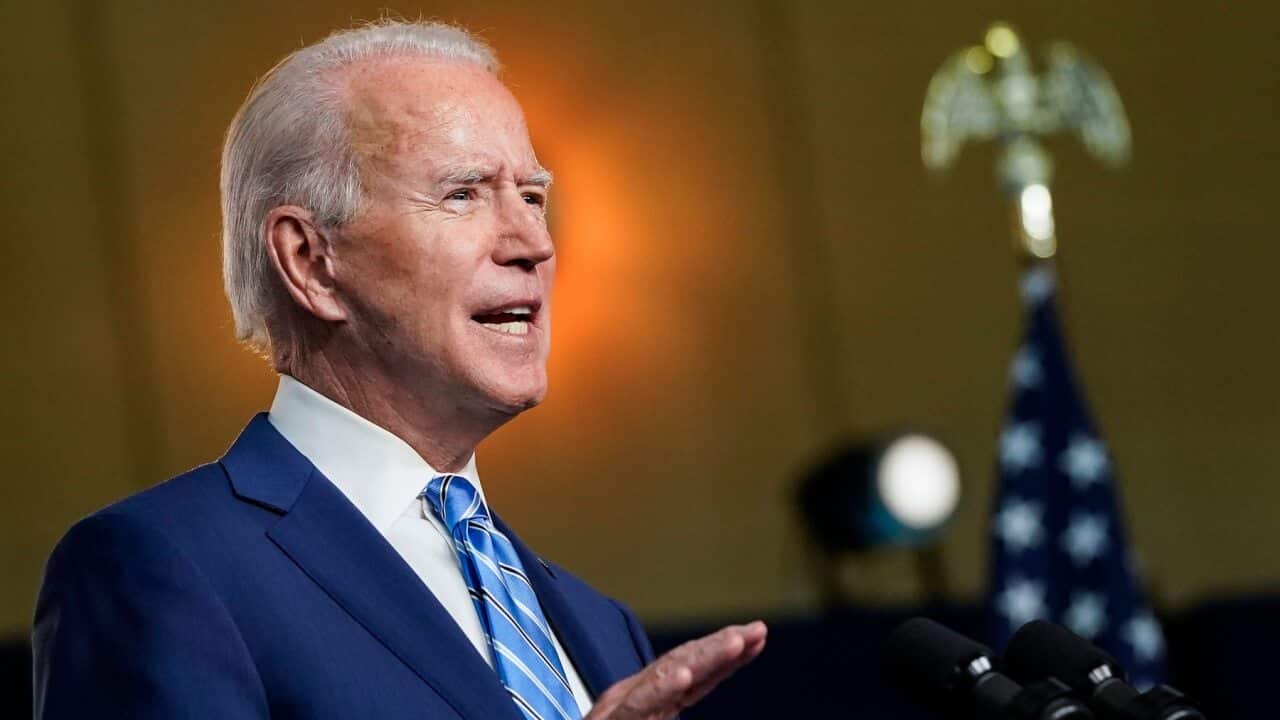 Democratic presidential nominee Joe Biden