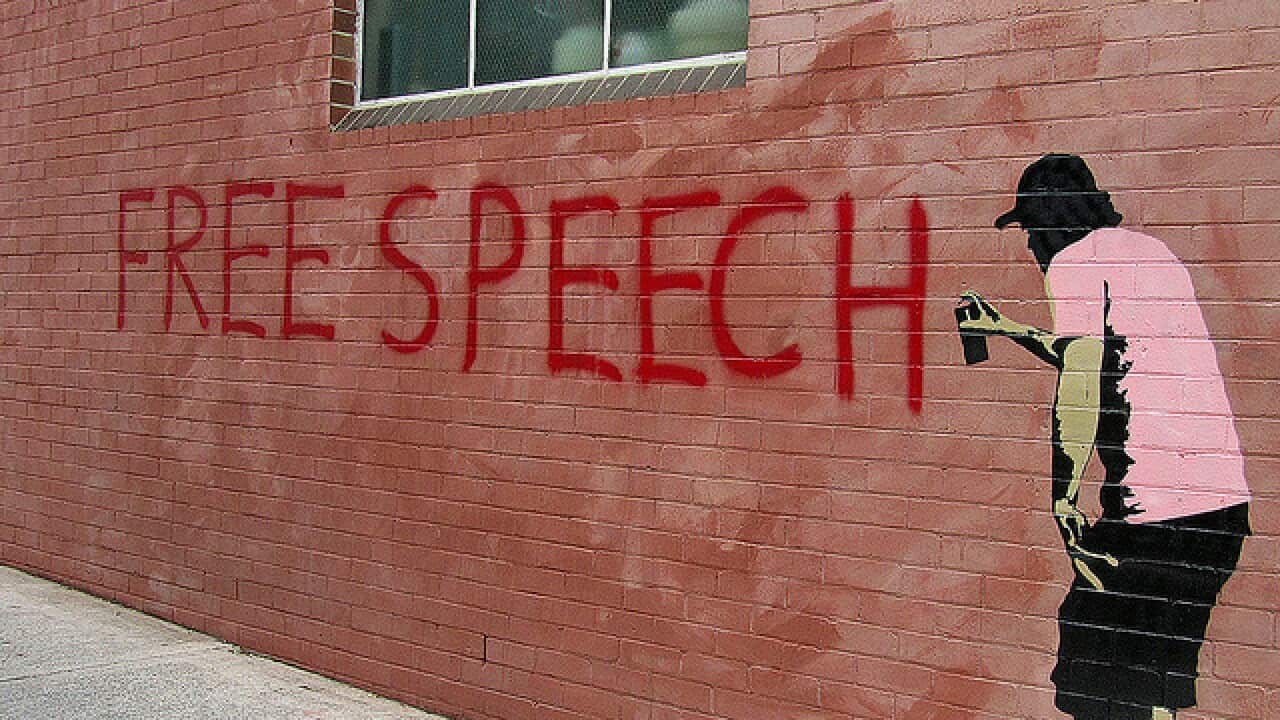 Free speech is crucial to democracy.