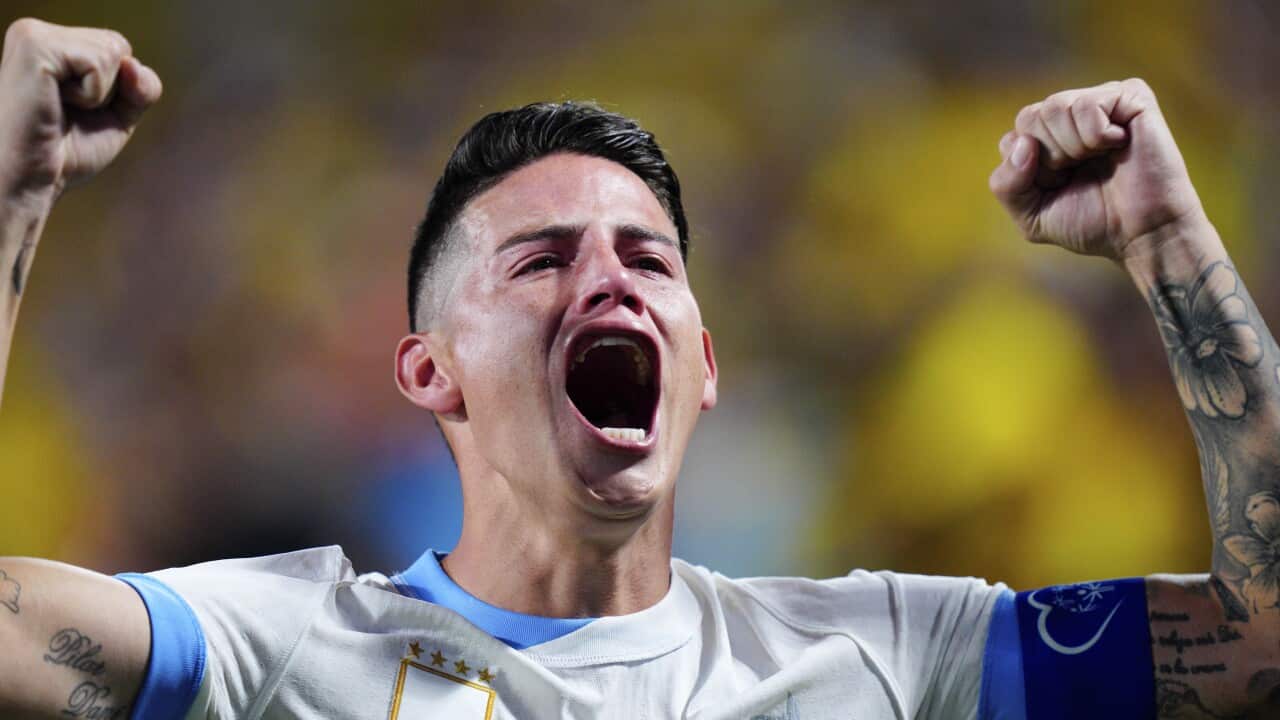 APTOPIX Copa America Soccer Uruguay Colombia