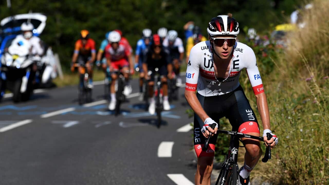 Tadej Pogačar, UAE Team Emirates, Stage 8, 2020 Tour de France