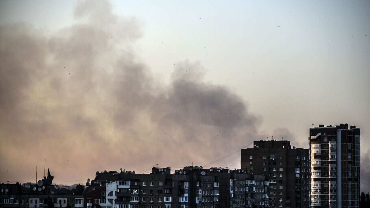 US says photos shows Russian artillery evidence 