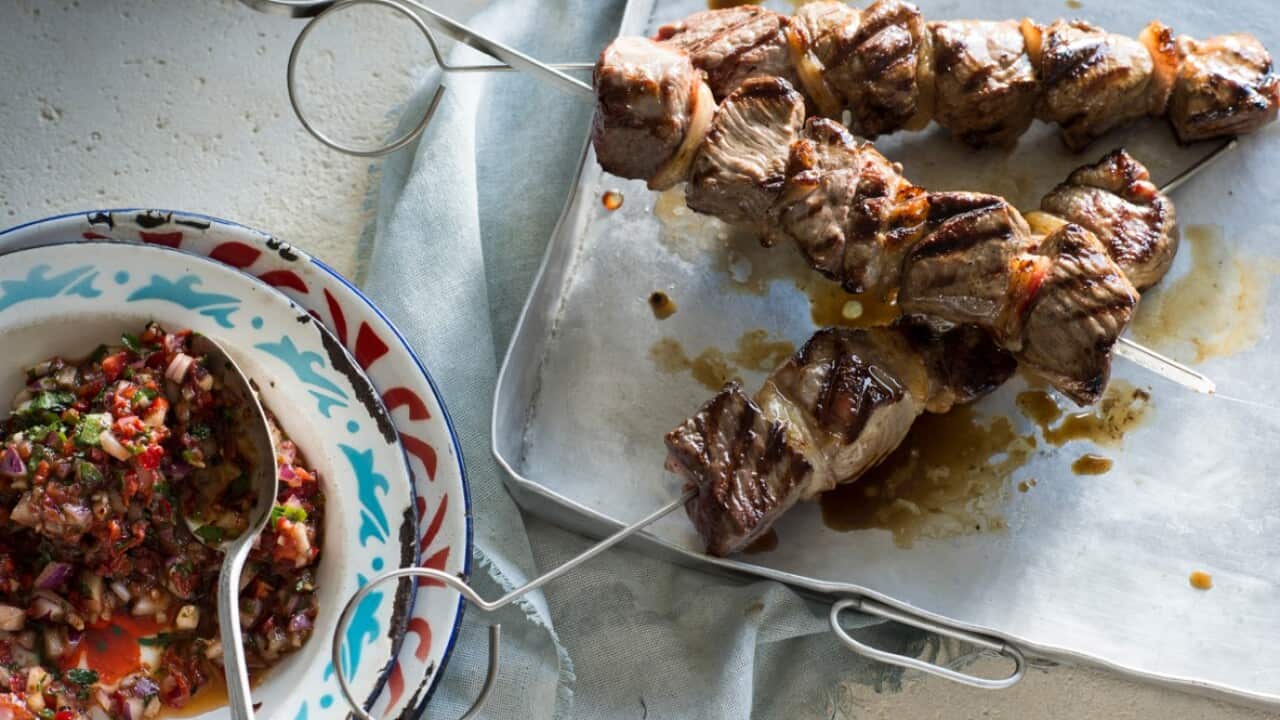 Ezmeli kebabs