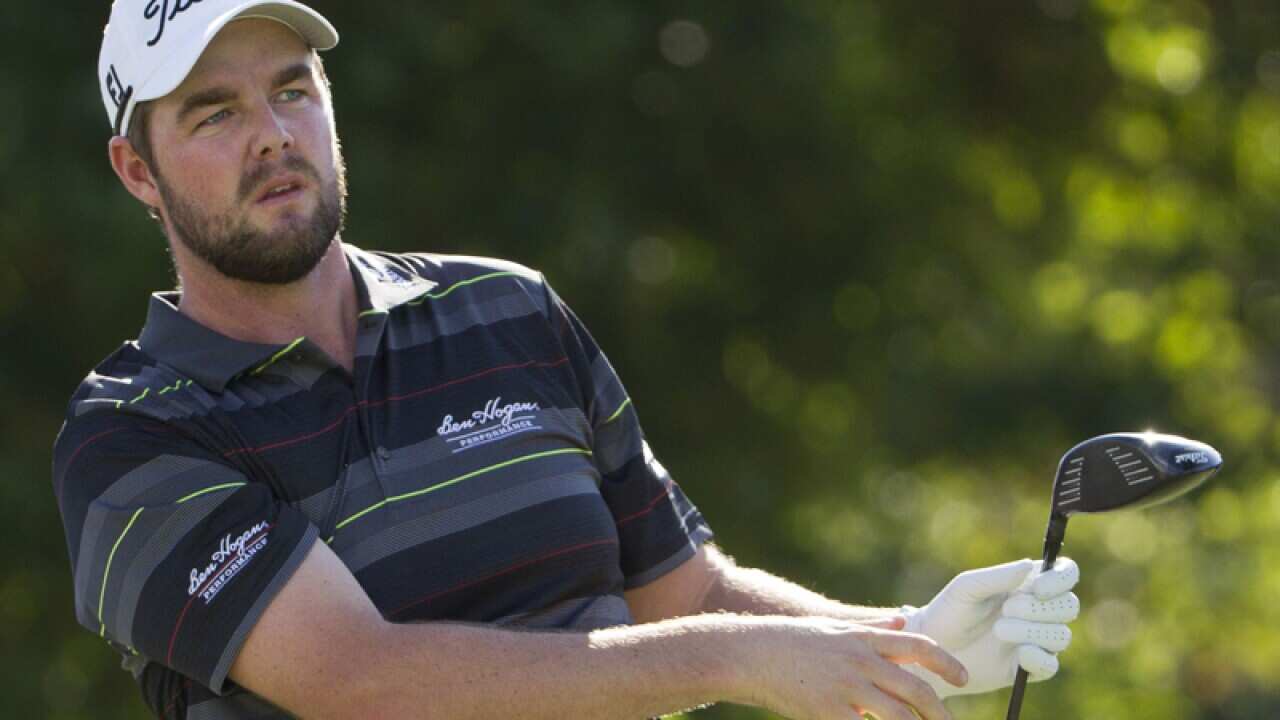 Marc Leishman in action at the Sony Open