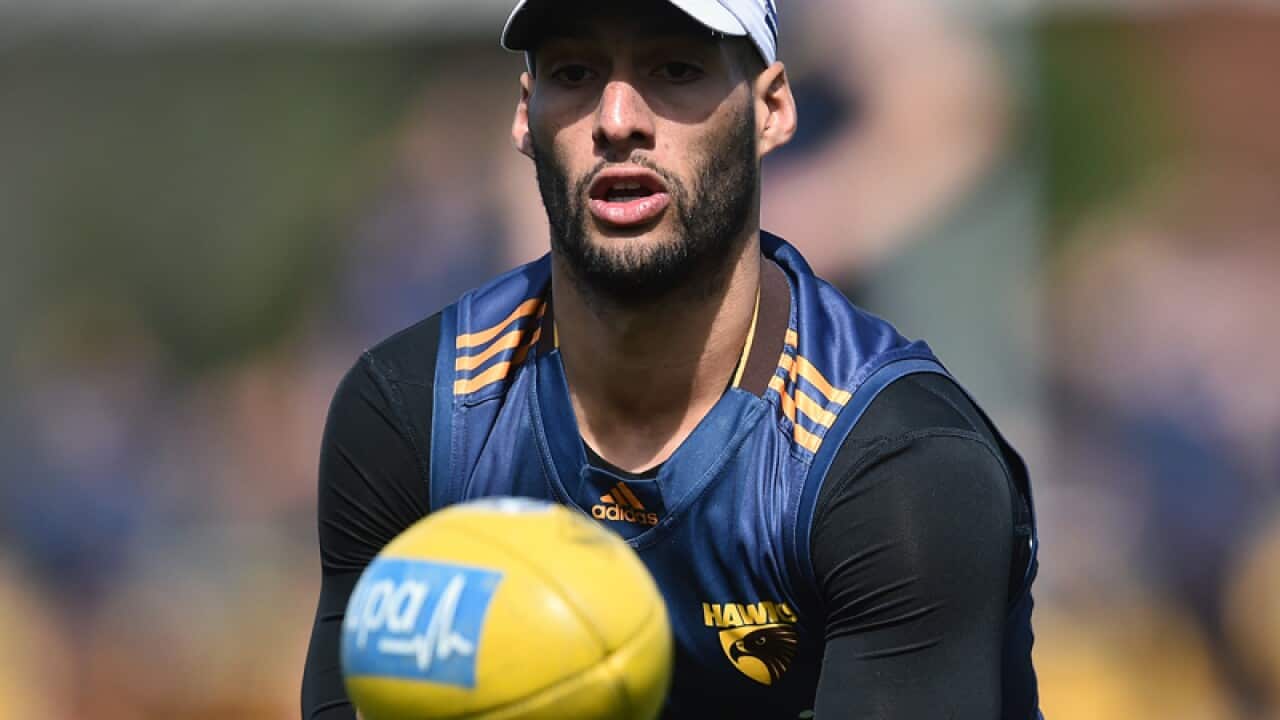 Hawthorn Hawks player Josh Gibson