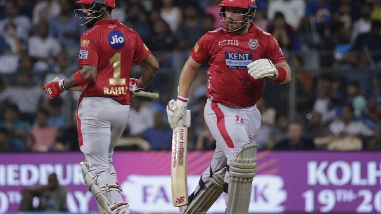 Kings XI Punjab's Aaron Finch.
