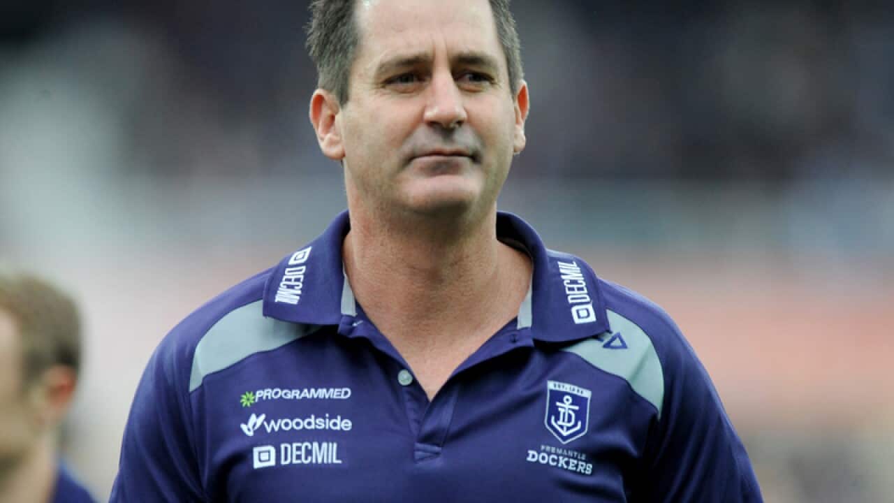 File photo of Fremantle coach Ross Lyon